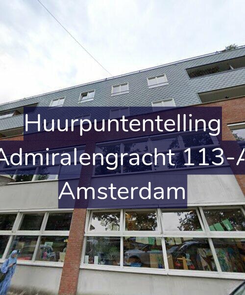 Foto gevel Huurpuntentelling voor Admiralengracht 113-A, Amsterdam