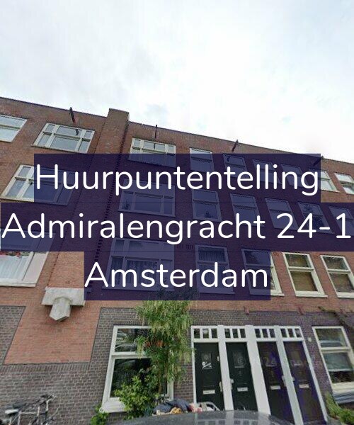 Foto gevel Huurpuntentelling voor Admiralengracht 24-1, Amsterdam