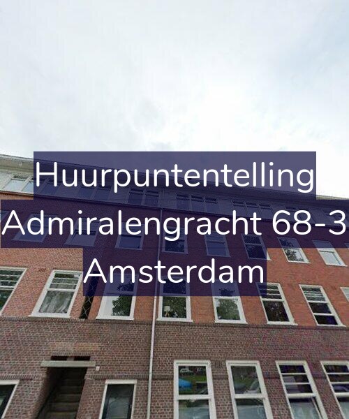 Foto gevel Huurpuntentelling voor Admiralengracht 68-3, Amsterdam