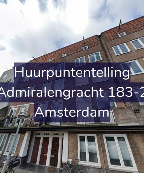 Foto gevel Huurpuntentelling voor Admiralengracht 183-2, Amsterdam