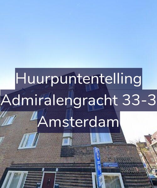 Foto gevel Huurpuntentelling voor Admiralengracht 33-3, Amsterdam