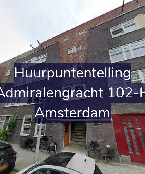 Foto gevel Huurpuntentelling voor Admiralengracht 102-H, Amsterdam
