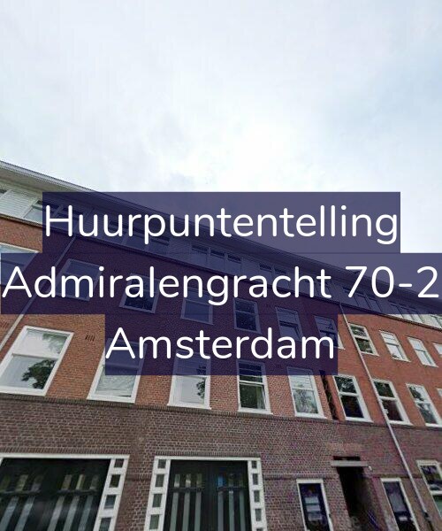 Foto gevel Huurpuntentelling voor Admiralengracht 70-2, Amsterdam