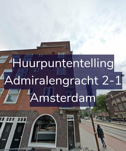 Foto gevel Huurpuntentelling voor Admiralengracht 2-1, Amsterdam
