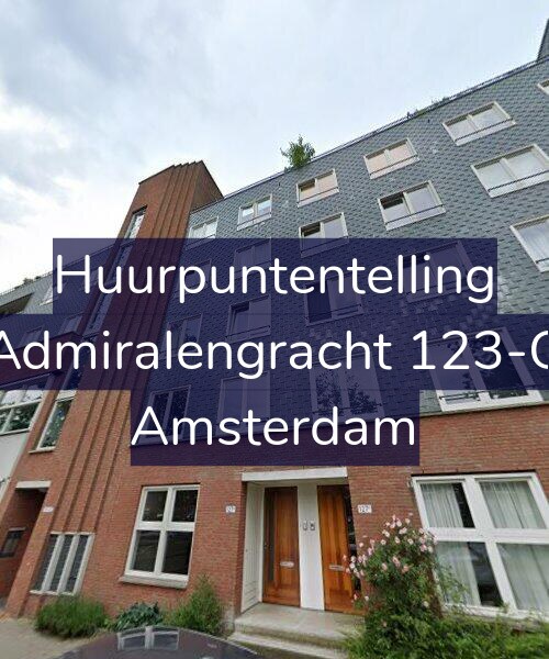 Foto gevel Huurpuntentelling voor Admiralengracht 123-G, Amsterdam