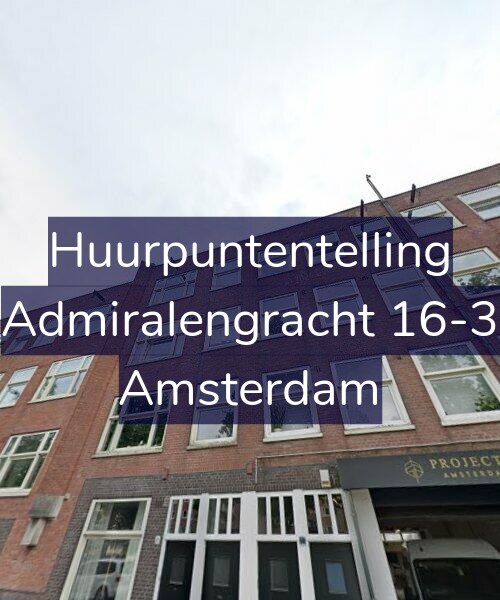 Foto gevel Huurpuntentelling voor Admiralengracht 16-3, Amsterdam