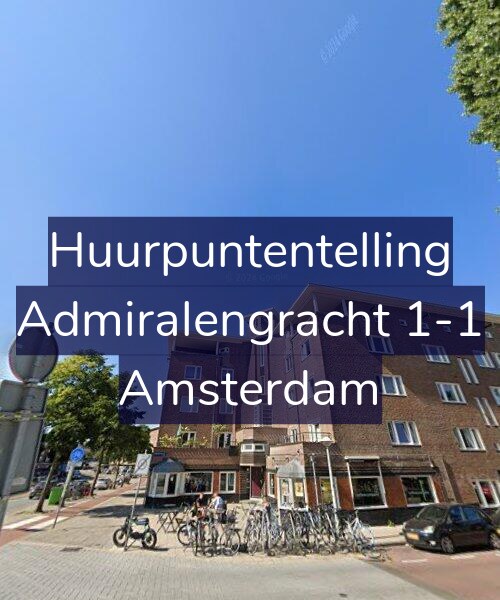 Foto gevel Huurpuntentelling voor Admiralengracht 1-1, Amsterdam