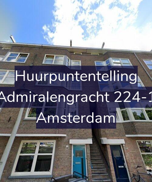 Foto gevel Huurpuntentelling voor Admiralengracht 224-1, Amsterdam