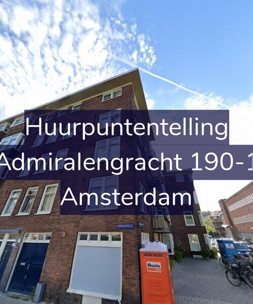 Foto gevel Huurpuntentelling voor Admiralengracht 190-1, Amsterdam