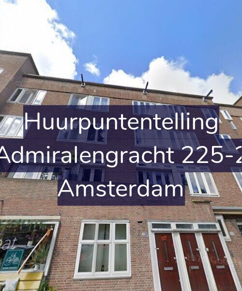 Foto gevel Huurpuntentelling voor Admiralengracht 225-2, Amsterdam