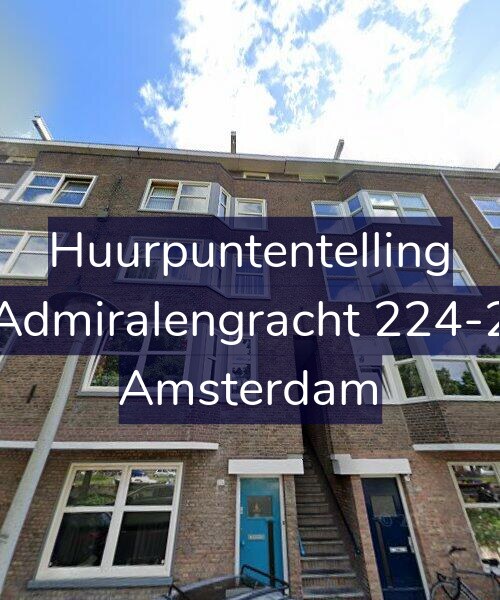 Foto gevel Huurpuntentelling voor Admiralengracht 224-2, Amsterdam