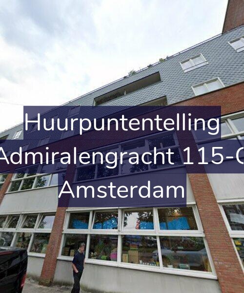 Foto gevel Huurpuntentelling voor Admiralengracht 115-G, Amsterdam