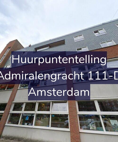 Foto gevel Huurpuntentelling voor Admiralengracht 111-D, Amsterdam