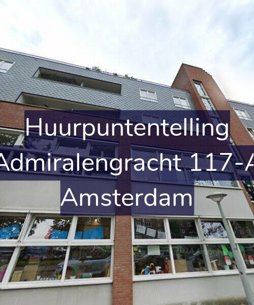 Foto gevel Huurpuntentelling voor Admiralengracht 117-A, Amsterdam