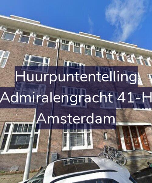 Foto gevel Huurpuntentelling voor Admiralengracht 41-H, Amsterdam