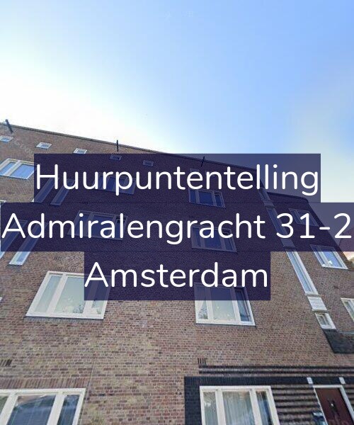 Foto gevel Huurpuntentelling voor Admiralengracht 31-2, Amsterdam