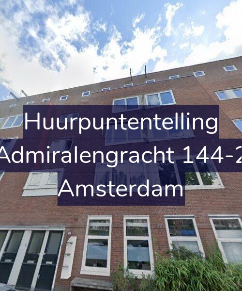 Foto gevel Huurpuntentelling voor Admiralengracht 144-2, Amsterdam