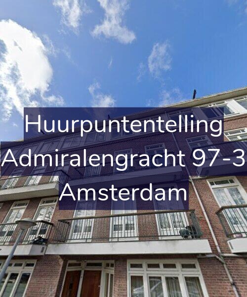 Foto gevel Huurpuntentelling voor Admiralengracht 97-3, Amsterdam