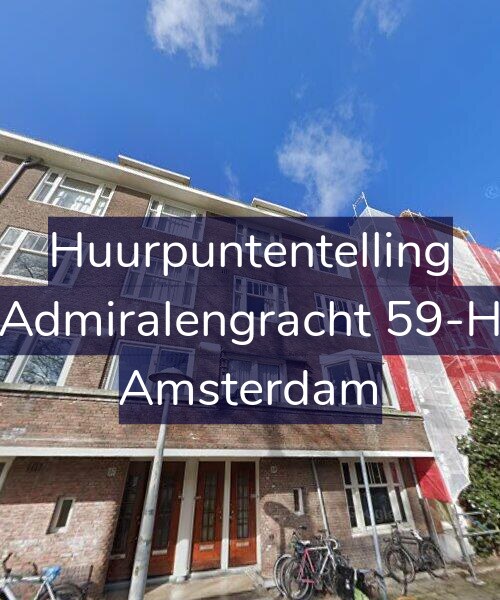 Foto gevel Huurpuntentelling voor Admiralengracht 59-H, Amsterdam