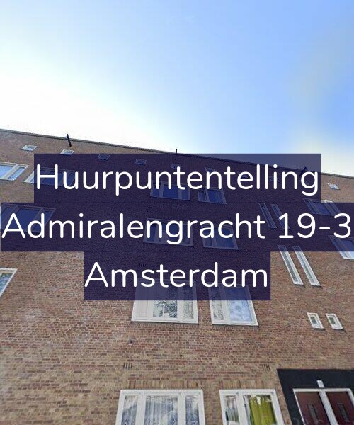 Foto gevel Huurpuntentelling voor Admiralengracht 19-3, Amsterdam