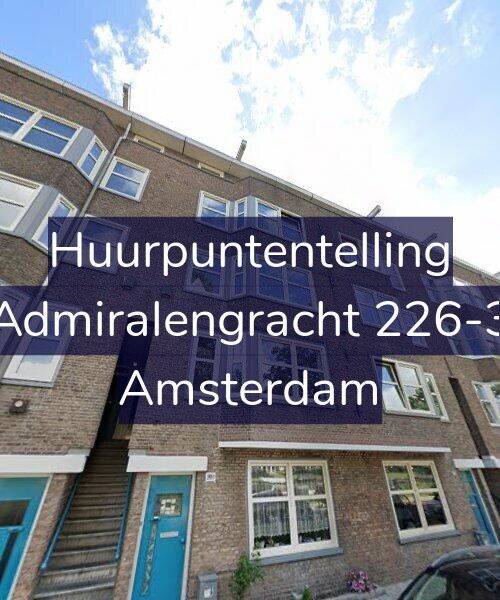 Foto gevel Huurpuntentelling voor Admiralengracht 226-3, Amsterdam