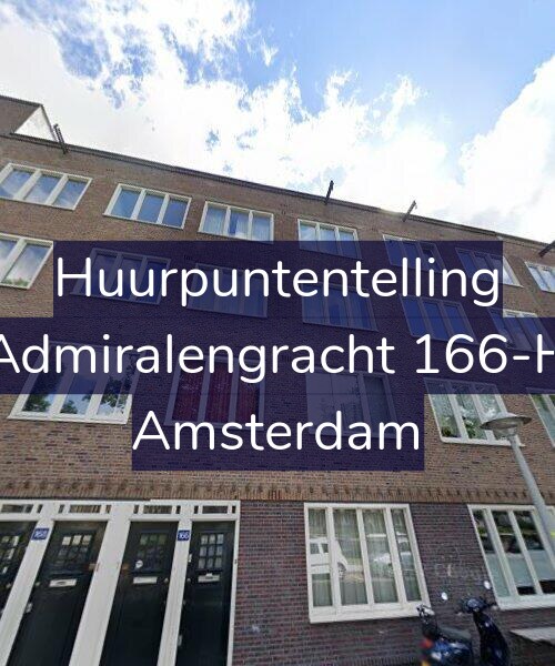 Foto gevel Huurpuntentelling voor Admiralengracht 166-H, Amsterdam