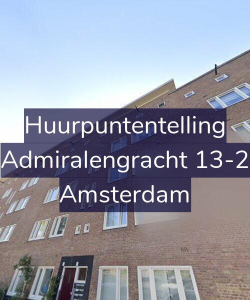 Foto gevel Huurpuntentelling voor Admiralengracht 13-2, Amsterdam