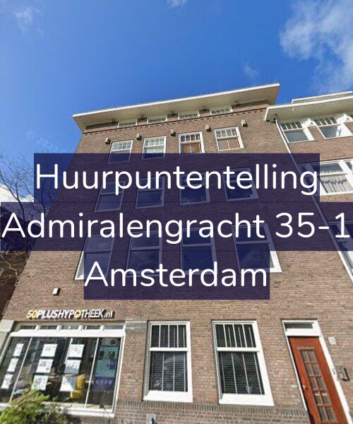 Foto gevel Huurpuntentelling voor Admiralengracht 35-1, Amsterdam