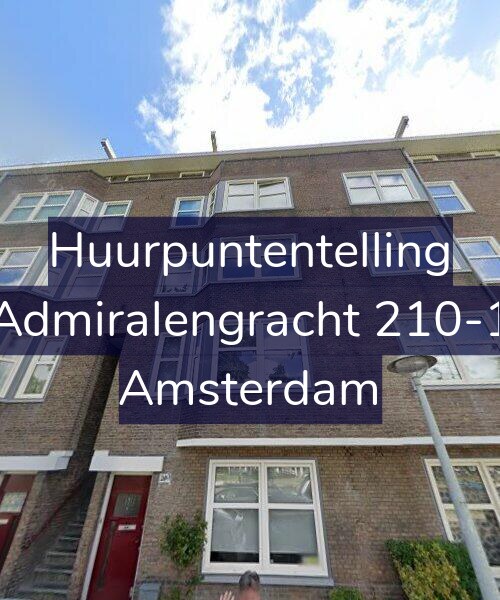 Foto gevel Huurpuntentelling voor Admiralengracht 210-1, Amsterdam
