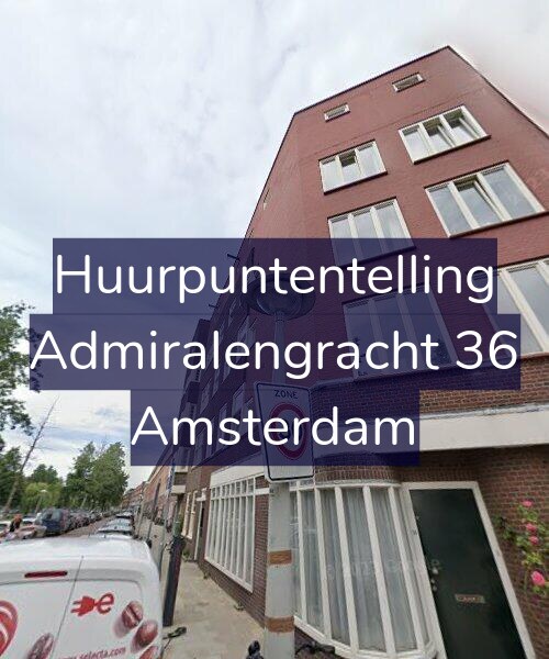 Foto gevel Huurpuntentelling voor Admiralengracht 36, Amsterdam