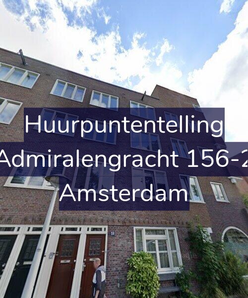 Foto gevel Huurpuntentelling voor Admiralengracht 156-2, Amsterdam