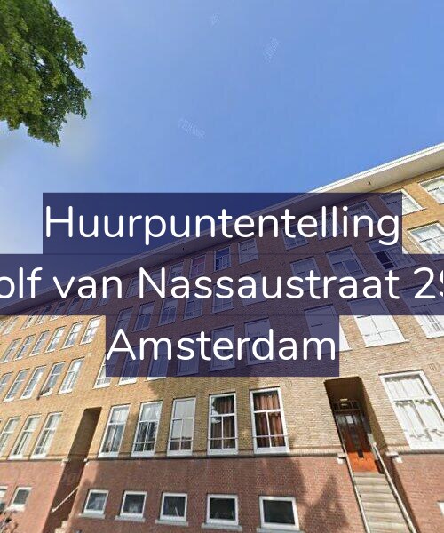 Foto gevel Huurpuntentelling voor Adolf van Nassaustraat 29-2, Amsterdam
