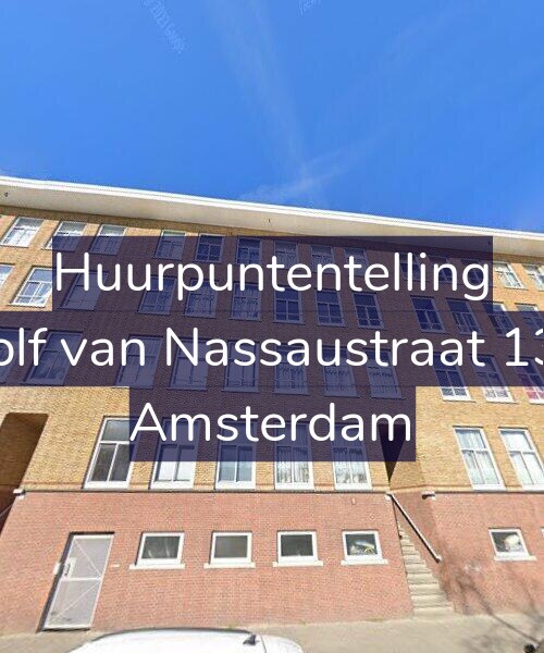 Foto gevel Huurpuntentelling voor Adolf van Nassaustraat 13-H, Amsterdam