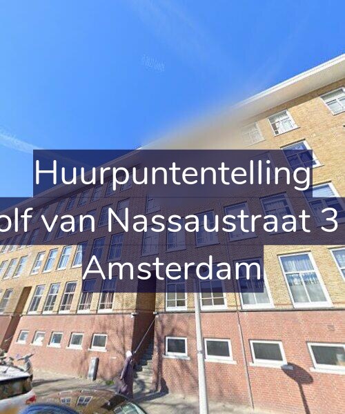 Foto gevel Huurpuntentelling voor Adolf van Nassaustraat 31-3, Amsterdam