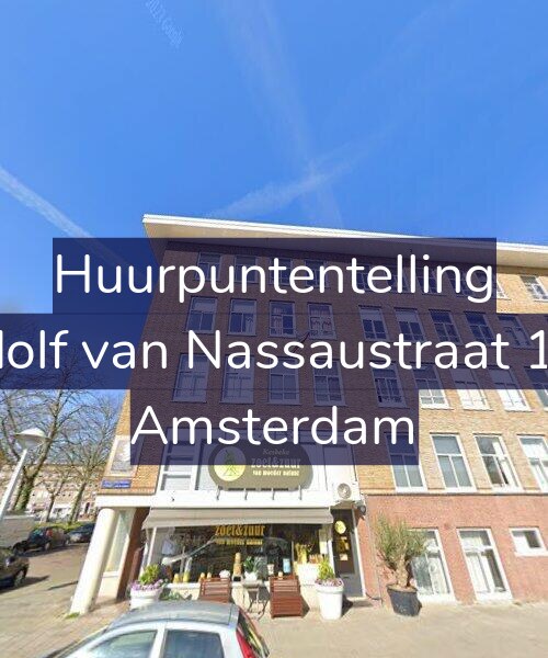 Foto gevel Huurpuntentelling voor Adolf van Nassaustraat 1-3, Amsterdam