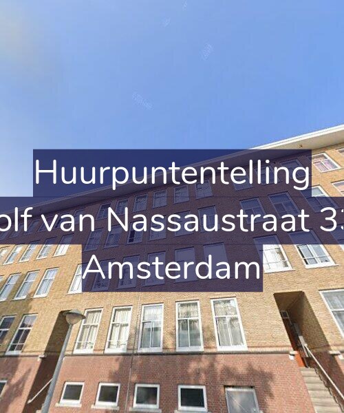 Foto gevel Huurpuntentelling voor Adolf van Nassaustraat 33-3, Amsterdam