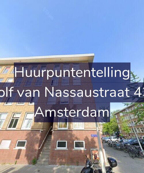 Foto gevel Huurpuntentelling voor Adolf van Nassaustraat 43-1, Amsterdam
