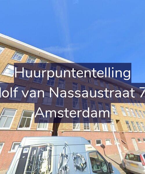 Foto gevel Huurpuntentelling voor Adolf van Nassaustraat 7-1, Amsterdam