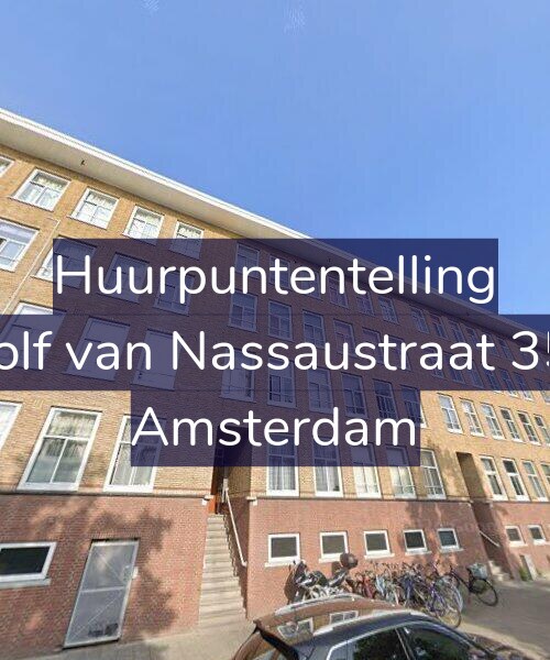 Foto gevel Huurpuntentelling voor Adolf van Nassaustraat 35-1, Amsterdam