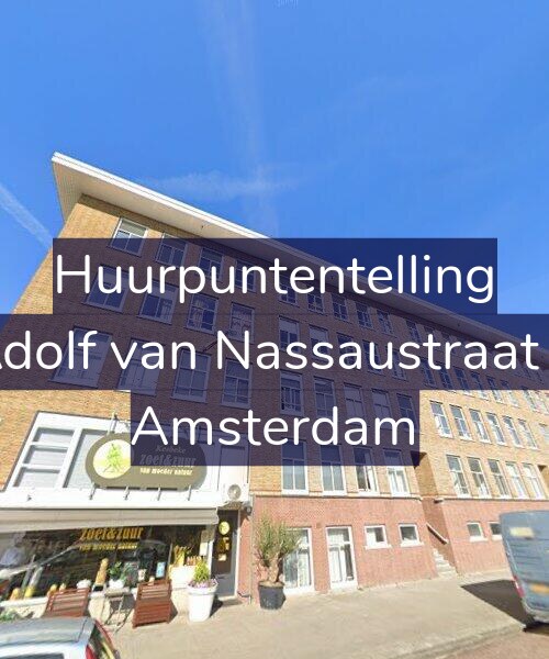 Foto gevel Huurpuntentelling voor Adolf van Nassaustraat 3, Amsterdam