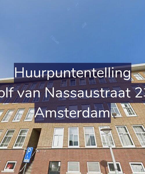 Foto gevel Huurpuntentelling voor Adolf van Nassaustraat 23-3, Amsterdam