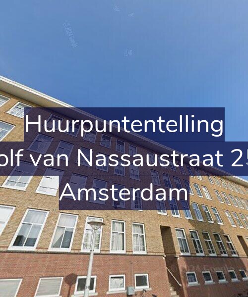 Foto gevel Huurpuntentelling voor Adolf van Nassaustraat 25-3, Amsterdam