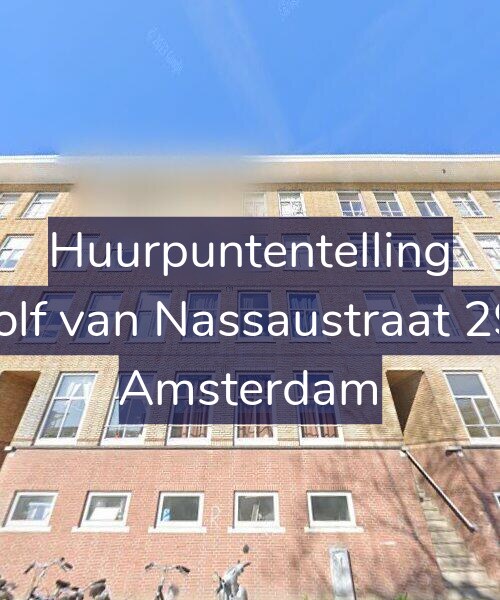 Foto gevel Huurpuntentelling voor Adolf van Nassaustraat 29-3, Amsterdam