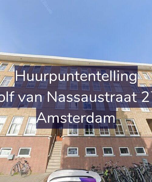 Foto gevel Huurpuntentelling voor Adolf van Nassaustraat 27-1, Amsterdam