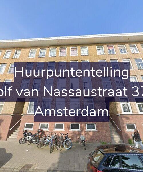 Foto gevel Huurpuntentelling voor Adolf van Nassaustraat 37-H, Amsterdam