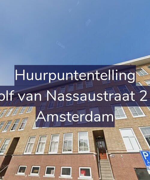 Foto gevel Huurpuntentelling voor Adolf van Nassaustraat 21-3, Amsterdam