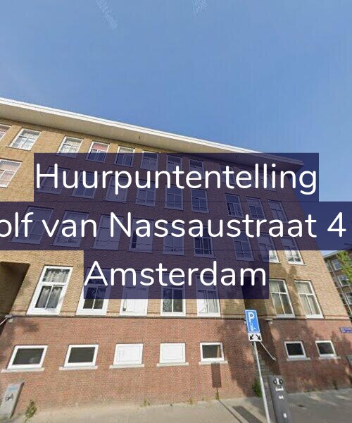Foto gevel Huurpuntentelling voor Adolf van Nassaustraat 41-1, Amsterdam