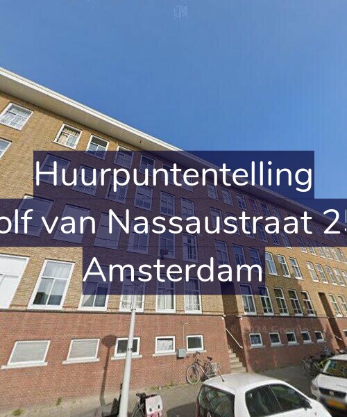 Foto gevel Huurpuntentelling voor Adolf van Nassaustraat 25-1, Amsterdam
