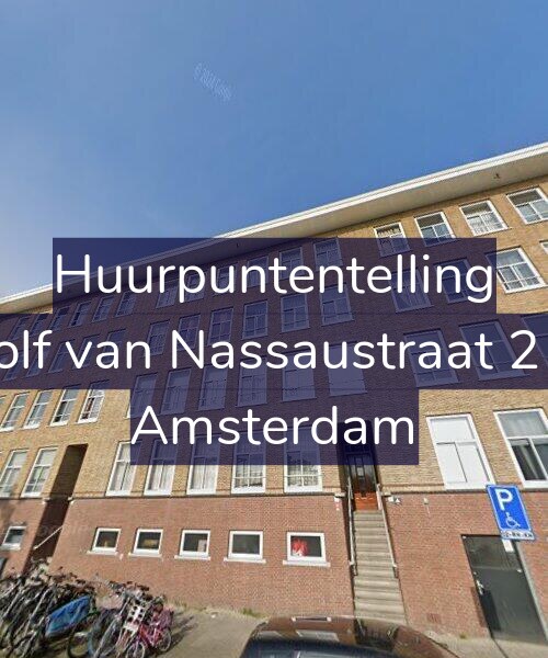 Foto gevel Huurpuntentelling voor Adolf van Nassaustraat 21-1, Amsterdam