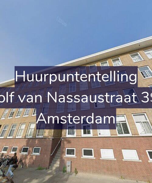 Foto gevel Huurpuntentelling voor Adolf van Nassaustraat 39-1, Amsterdam